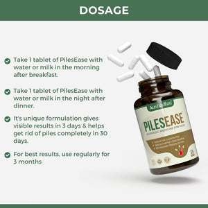 PileEase Ayurvedic Medicine For Piles, Fissure & Fistula (Ministry of Ayush Approved)